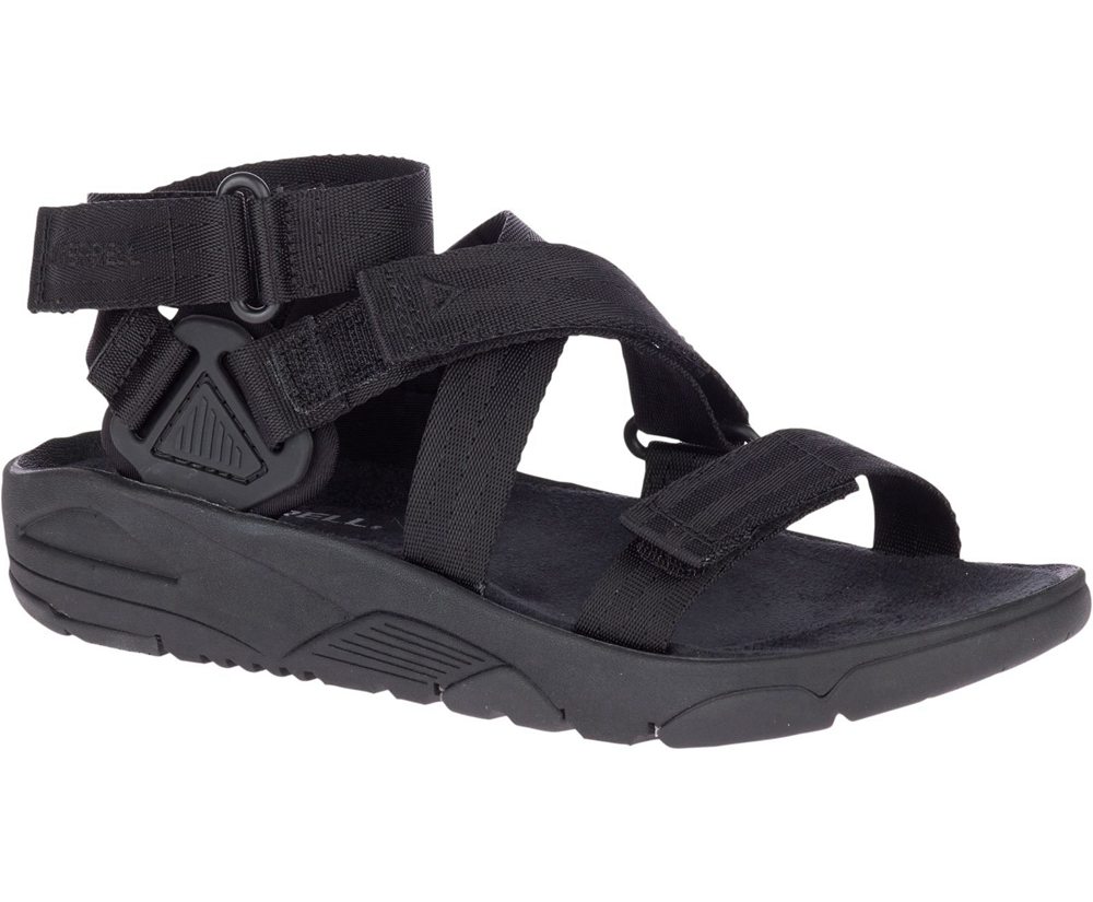 Merrell Sandals Black - Belize Mid Web - Womens 71PENWIBK
